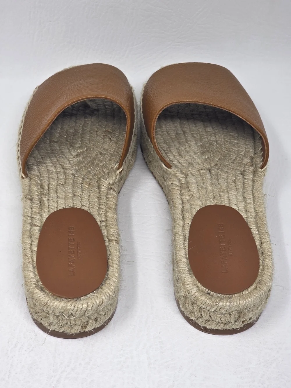 Lafayette 148 Copper Sandals Women's Size 39 Open Toe Shoes Pre-owned